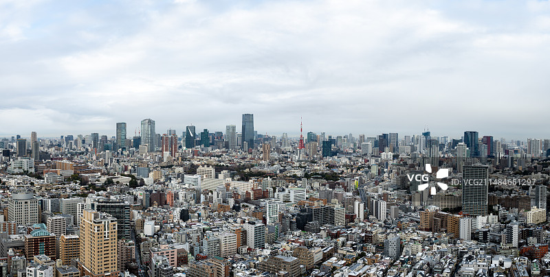 惠比寿俯瞰东京图片素材