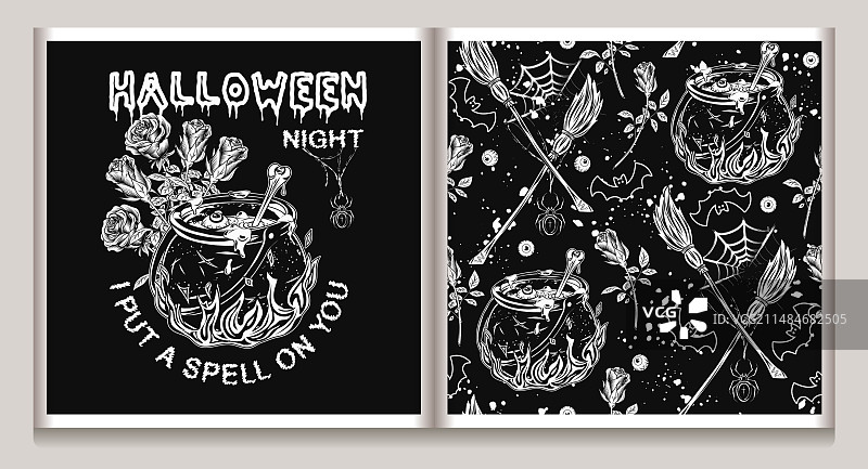 万圣节图案Logo合集图片素材