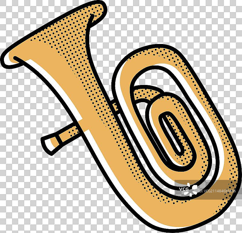 喇叭笔画图标图片素材