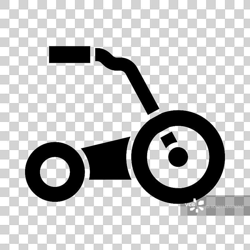 草坪滚筒字形图标图片素材