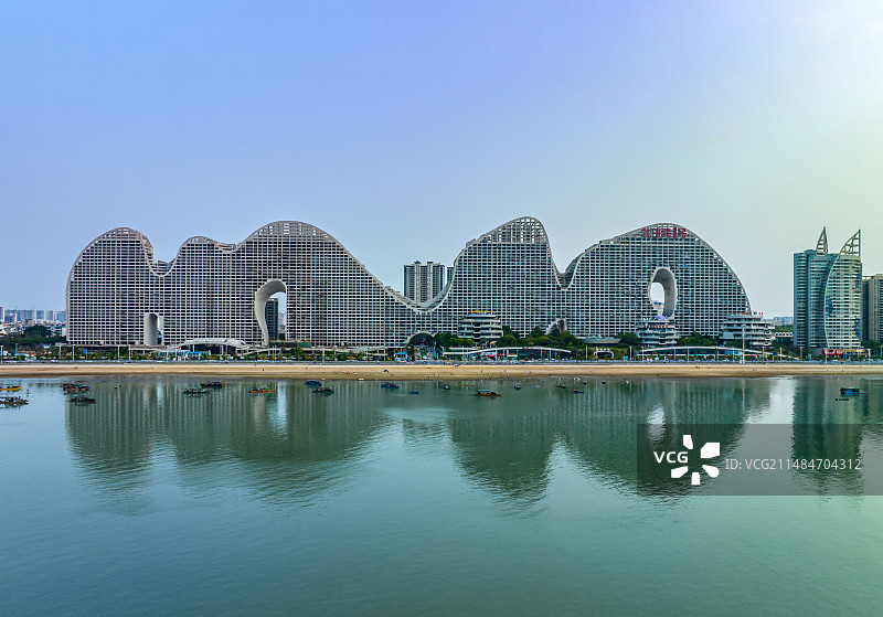 广西北海市北部湾一号地标建筑图片素材