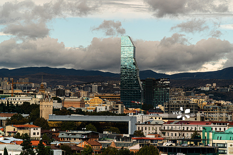 格鲁吉亚第比利斯城市景观图片素材