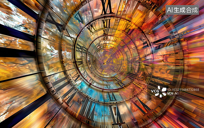 【AI数字艺术】建筑内部的旋转楼梯图片素材
