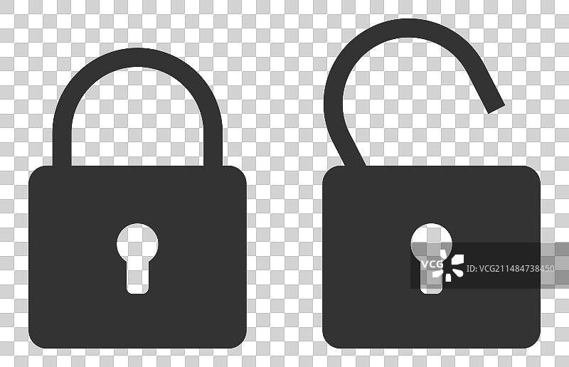 关闭图标取消符号挂锁网页设计图片素材