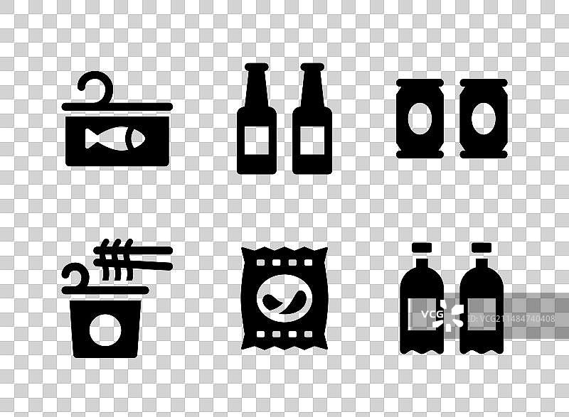 超市实体图标简约合集图片素材