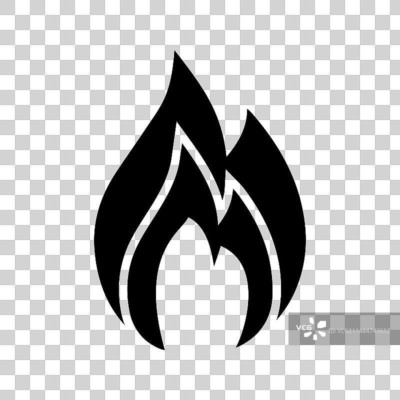 火焰燃料气体图标图片素材