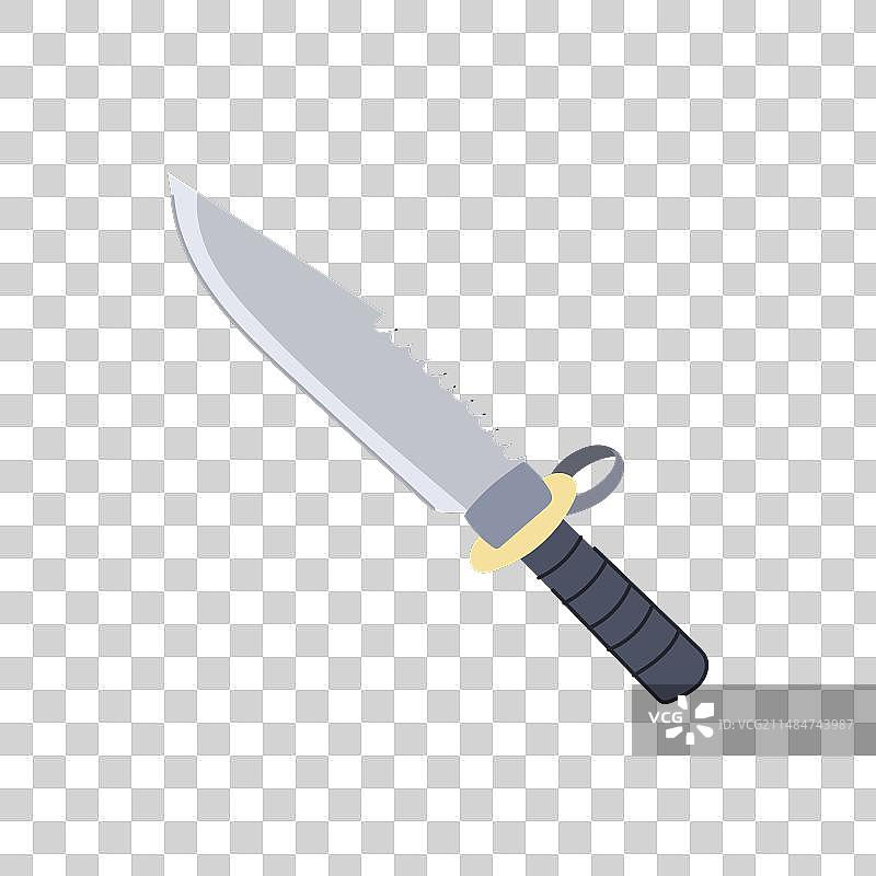 卡通军用匕首图片素材