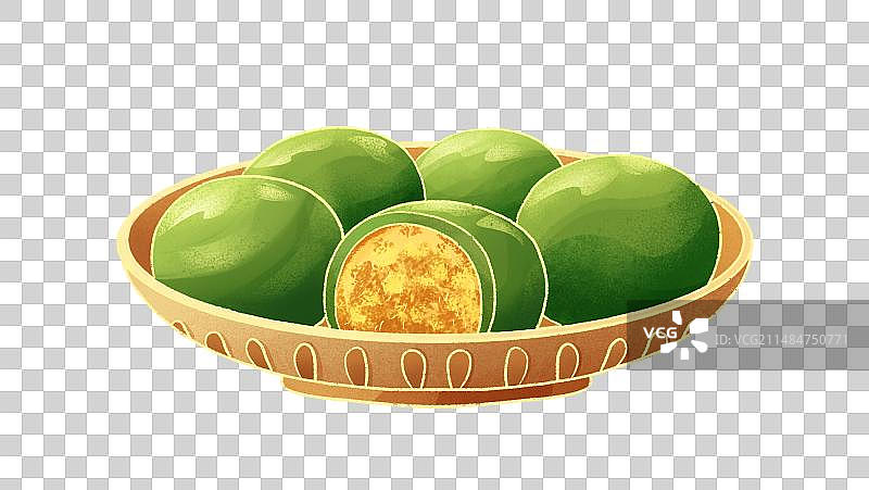 青团插画图片素材