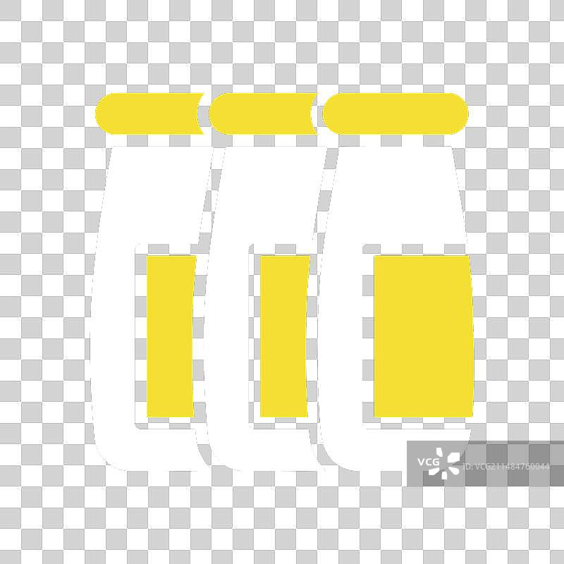 饮用型酸奶瓶图标图片素材