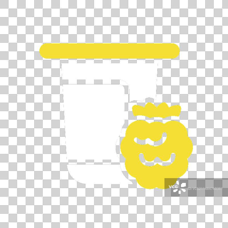 带口味的塑料酸奶杯图片素材