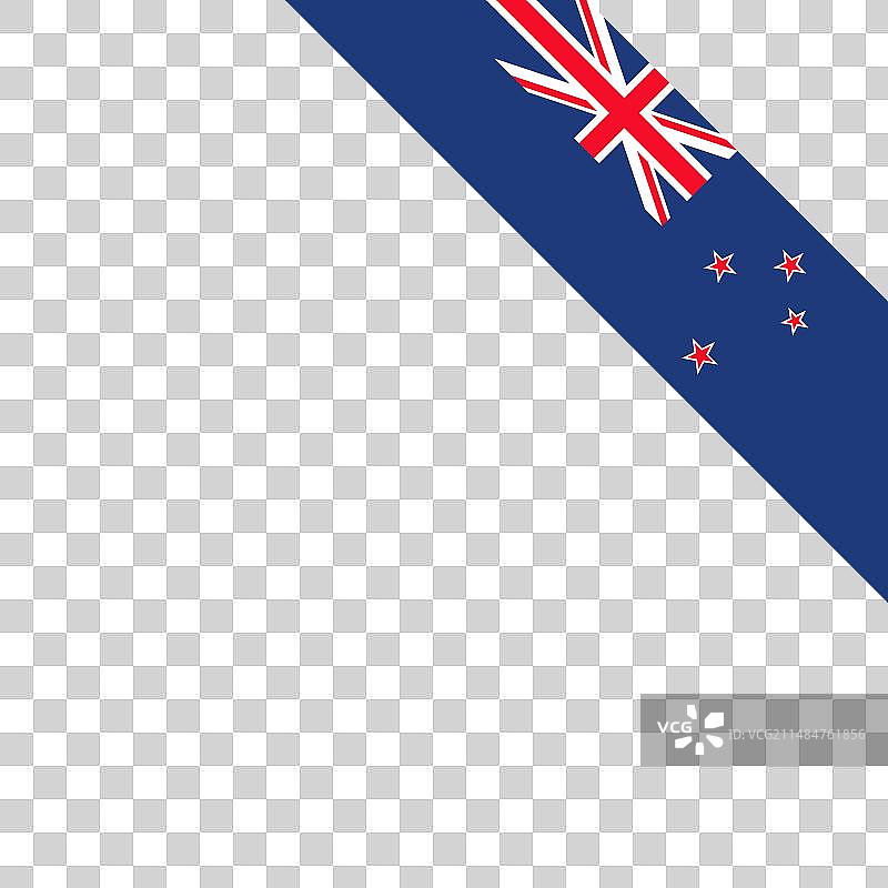 新西兰角旗彩带图片素材