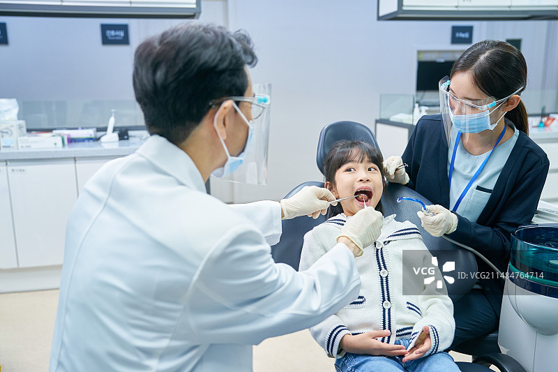 儿童牙科，焦虑，医生图片素材