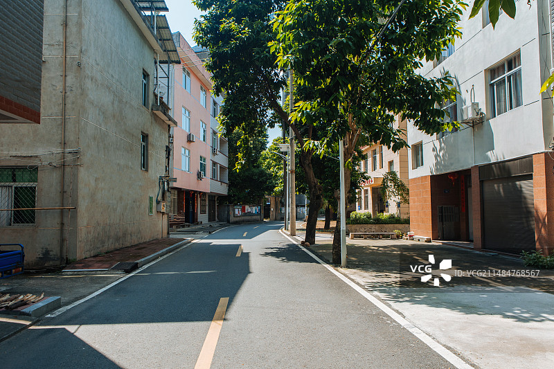 干净的社区地面路面图片素材