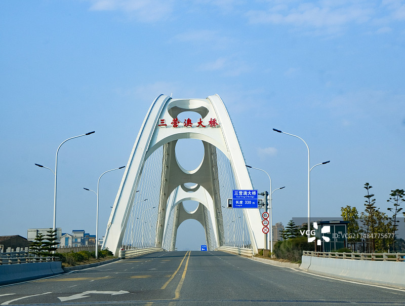 福州市长乐区三营澳大桥图片素材
