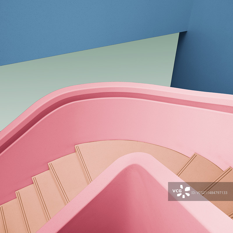 彩色楼梯图片素材