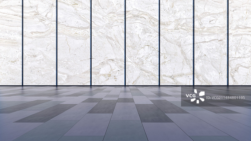 3D现代城市建筑及广场空地背景图图片素材