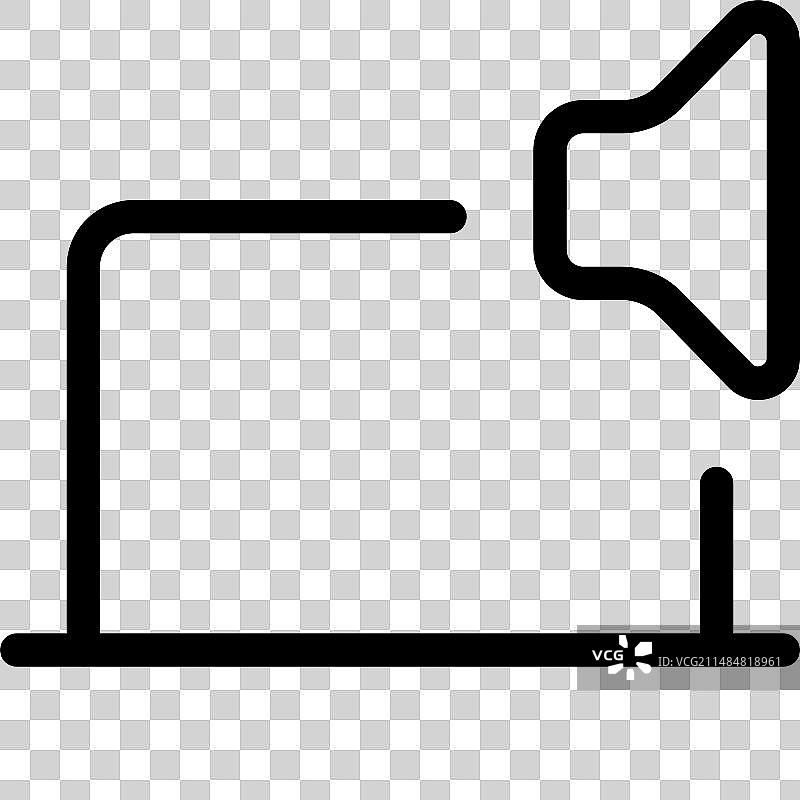 笔记本电脑上的内置扬声器，用于音频输出图片素材