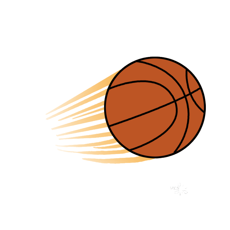 运动的篮球插画图片素材