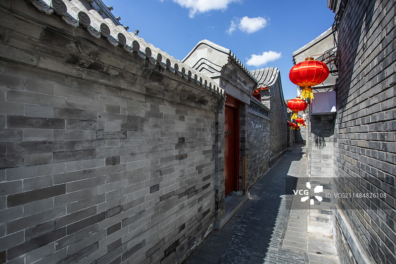北京胡同图片素材
