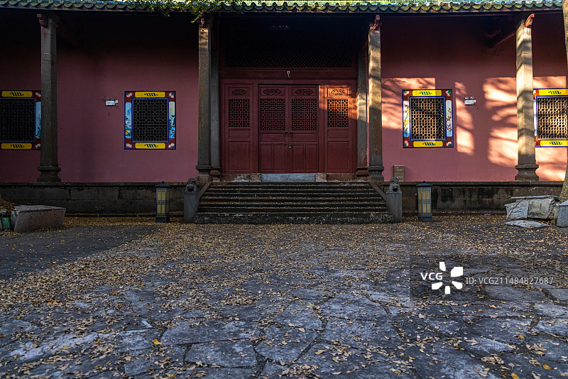 海南临高文庙内部房舍图片素材