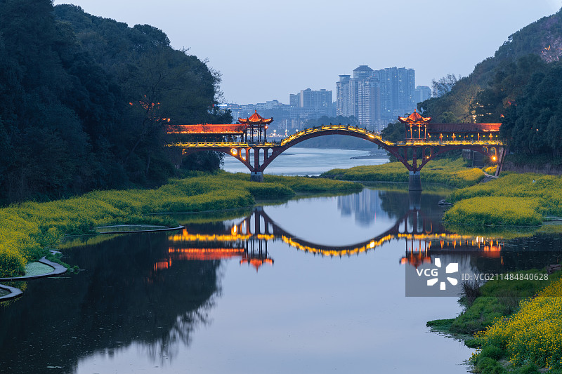 乌尤寺桥图片素材