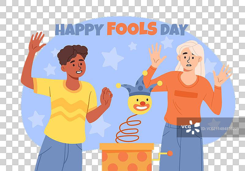愚人节快乐海报图片素材