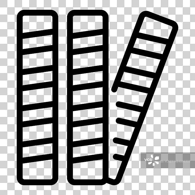 威化饼干棒轮廓图标图片素材