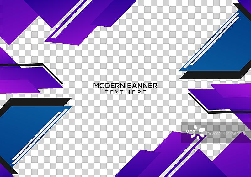 具有现代几何风格的社交媒体背景图片素材