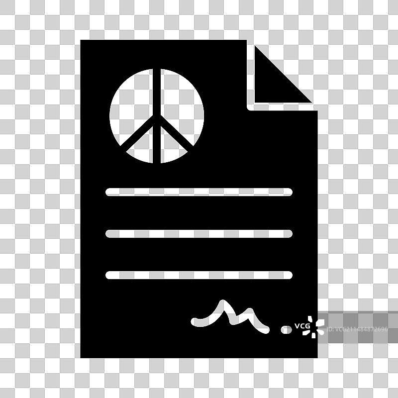 个人用途的和平条约标志图标图片素材