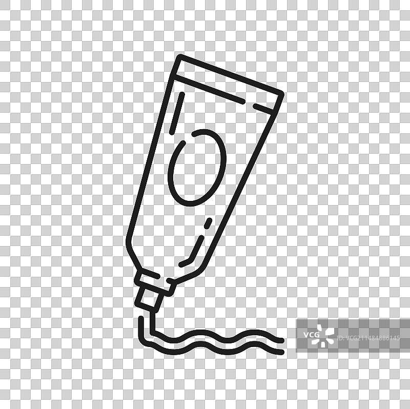 水痘药用瓶软膏治疗图标图片素材