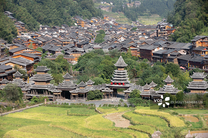 肇兴侗寨图片素材