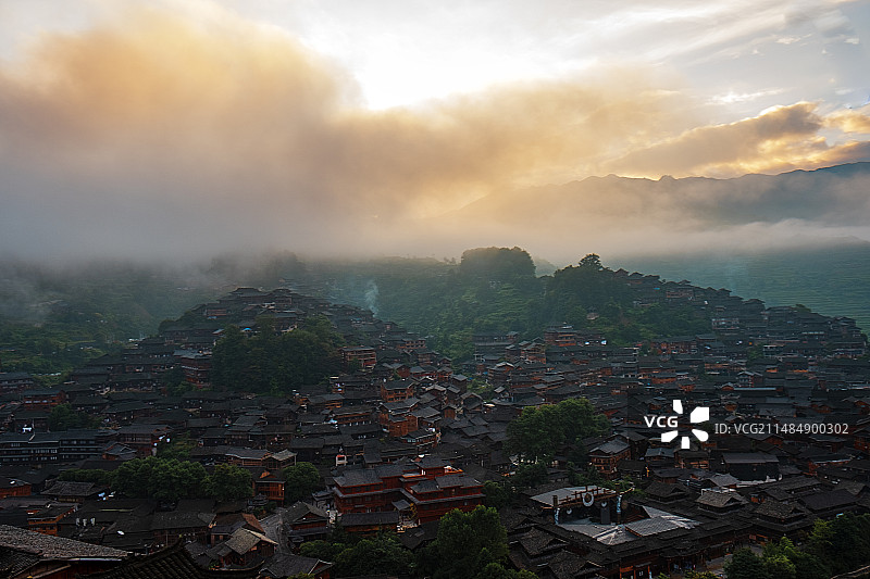 苗岭的早晨图片素材