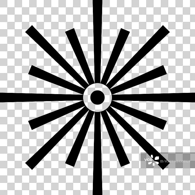 激光光束闪光火花线性射线照明图片素材