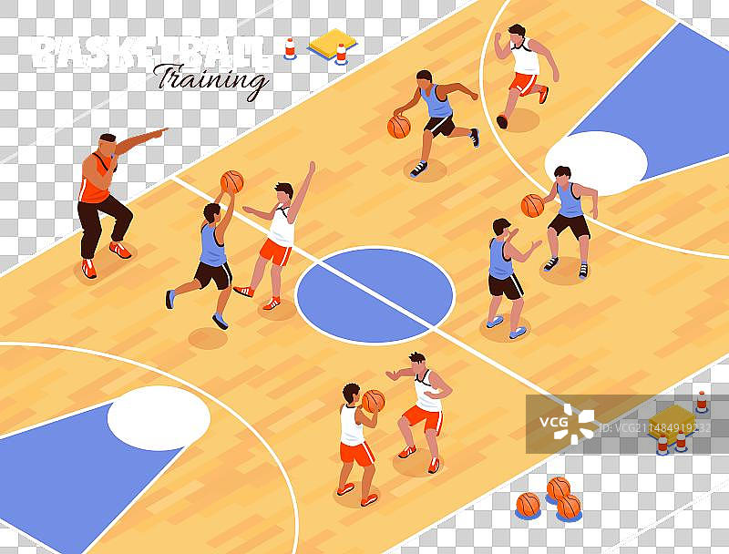 儿童篮球队背景图片素材