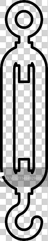 花篮螺丝张紧线概念五金图片素材