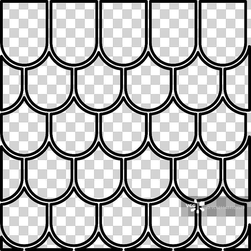 屋顶陶瓷瓦楞屋顶房屋图片素材