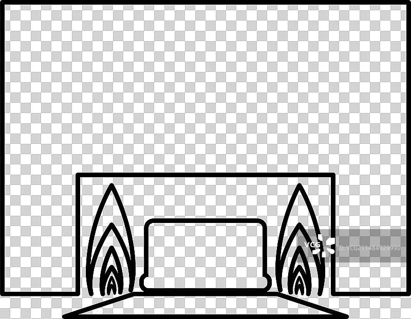 火葬场火化过程图片素材