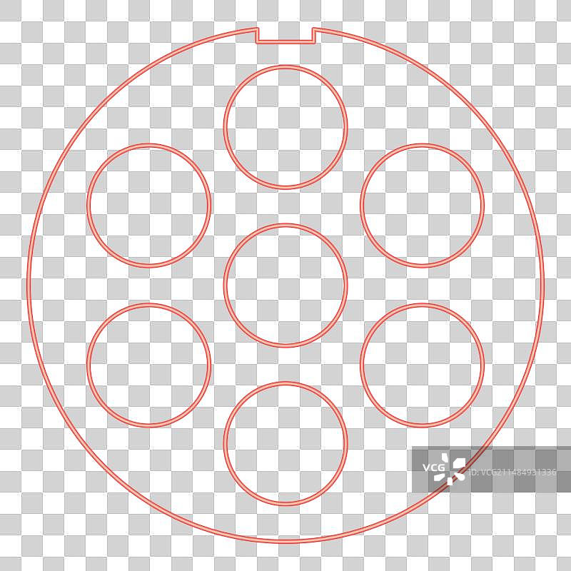 绞肉机板迷你研磨器霓虹灯栅格图片素材