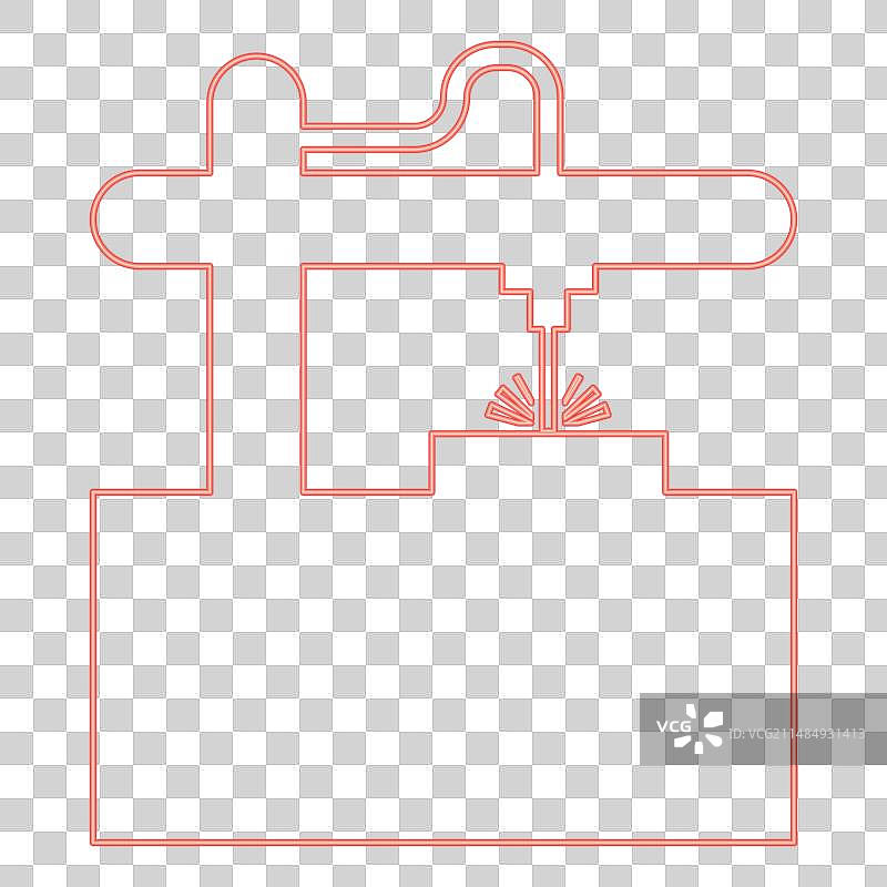 用于雕刻设备的霓虹激光数控机床图片素材