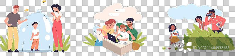 过度保护的父母图片素材