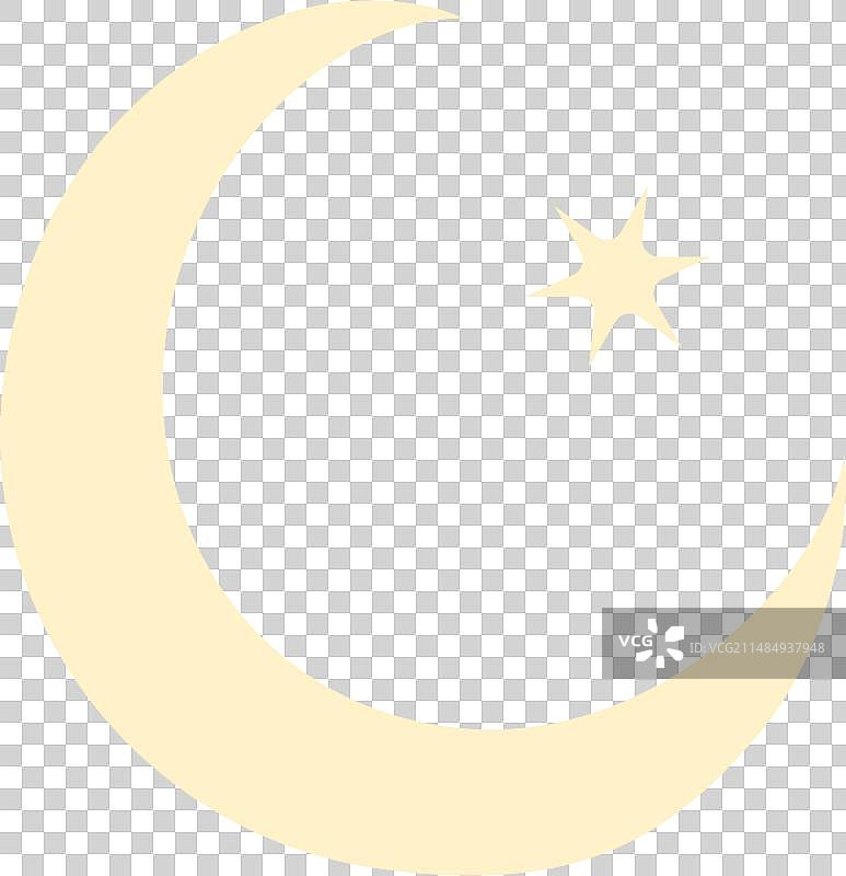 新月和星星图片素材