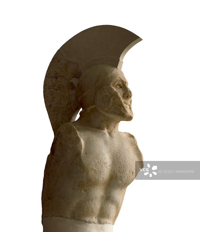 斯巴达重装步兵雕像图片素材