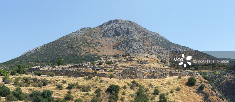 希腊古代迈锡尼遗址图片素材