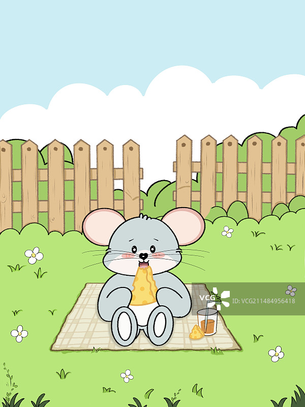 吃奶酪的仓鼠图片素材