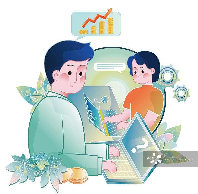 电子商务沟通图片素材