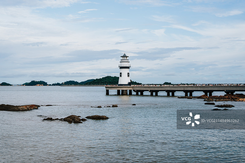 珠海爱情邮局灯塔图片素材