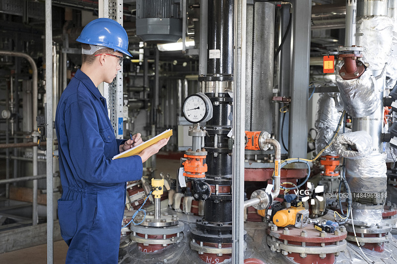 英国苏格兰卡拉化学工厂图片素材