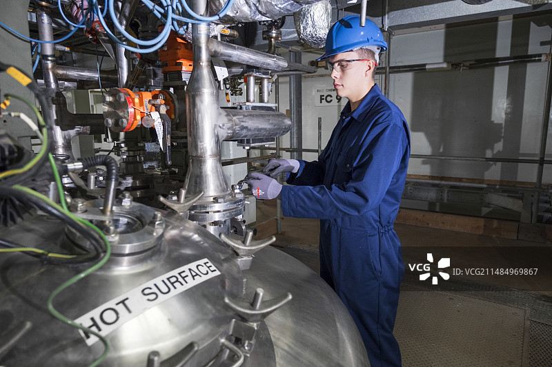 英国苏格兰卡拉化学工厂图片素材