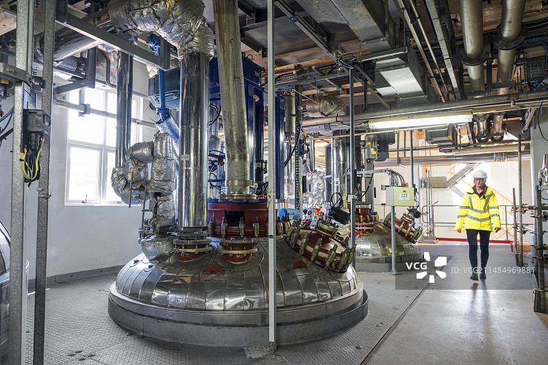 英国苏格兰卡拉化学工厂图片素材