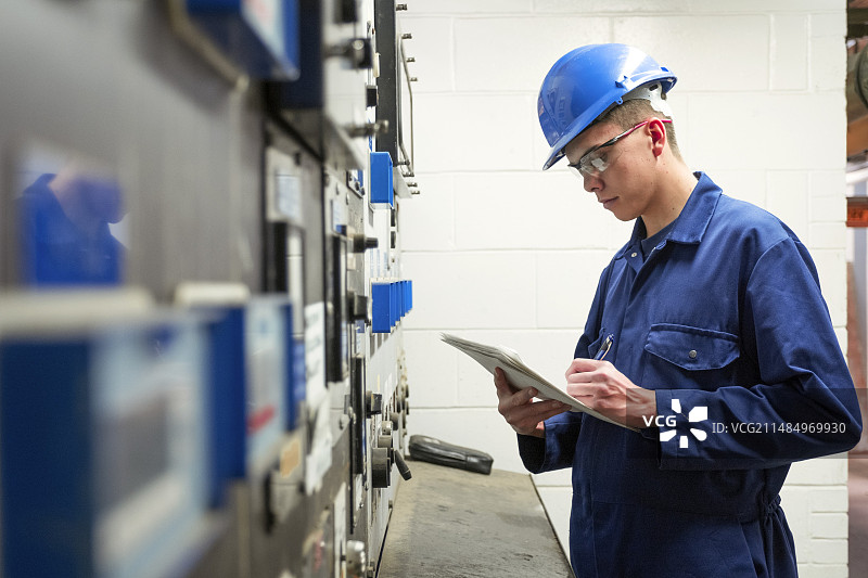 英国苏格兰卡拉化学工厂图片素材